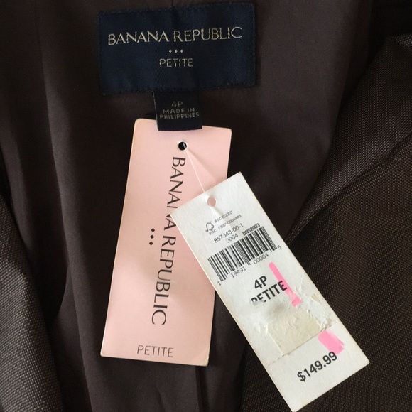 Banana Republic Brown Oxford Blazer - Picture 4 of 10